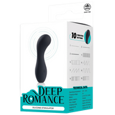 Deep Romance One Touch Control G Spot Silicone Stimulator Black G-Spot Vibrators